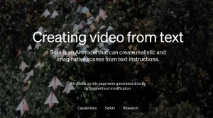 OpenAI Sora: Create Realistic Videos with a Few Words