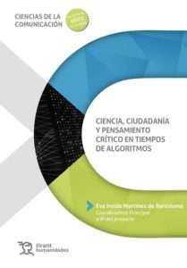 Cover of the book "Science, Citizenship and Critical Thinking in the Age of Algorithms", Tirant Humanidades 2026
